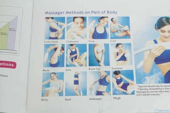 Máy massage cầm tay 7 đầu Magic King Massager